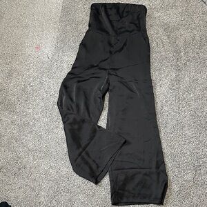 Express Black Satin Trousers